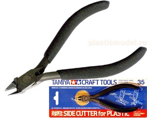 Tamiya 74035 , Sharp pointed side cutter for plastic (Остроконечные бокорезы для пластика)